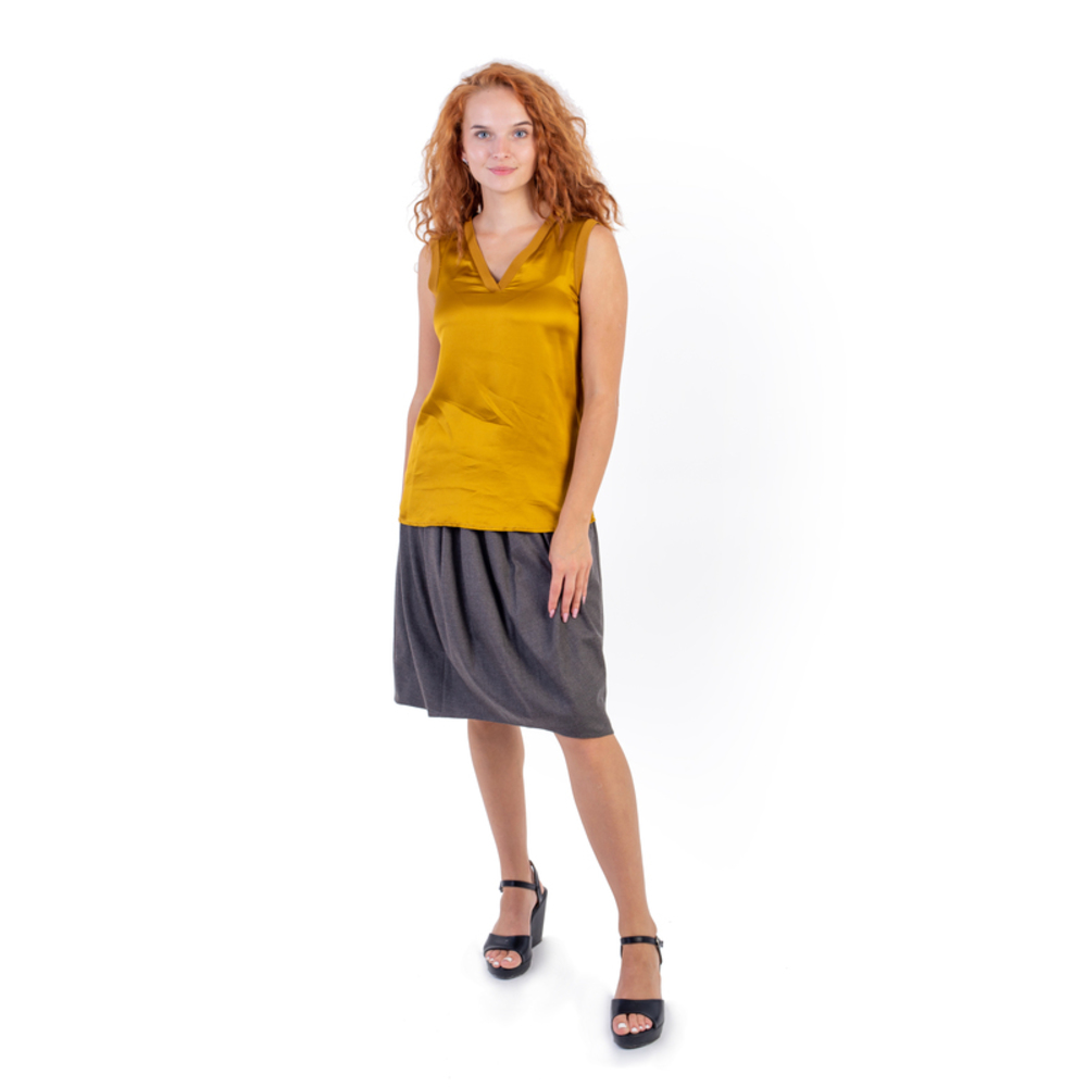 Network Top Women size XS Mustard